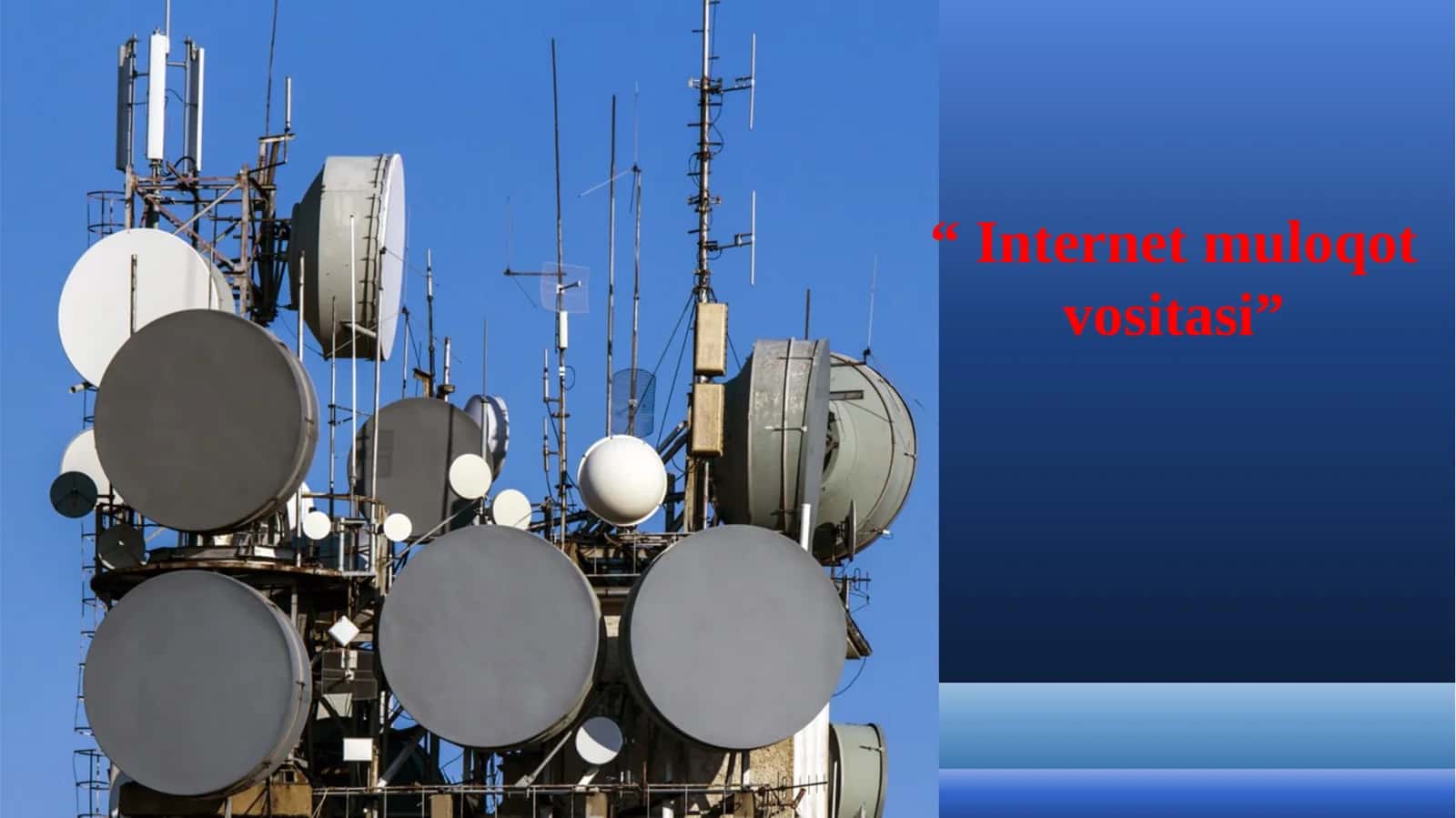 Internet muloqot vositasi 1