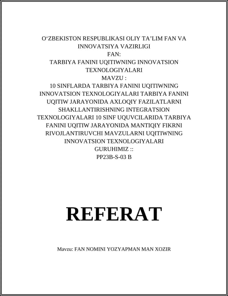 FAN NOMINI YOZYAPMAN MAN XOZIR 1