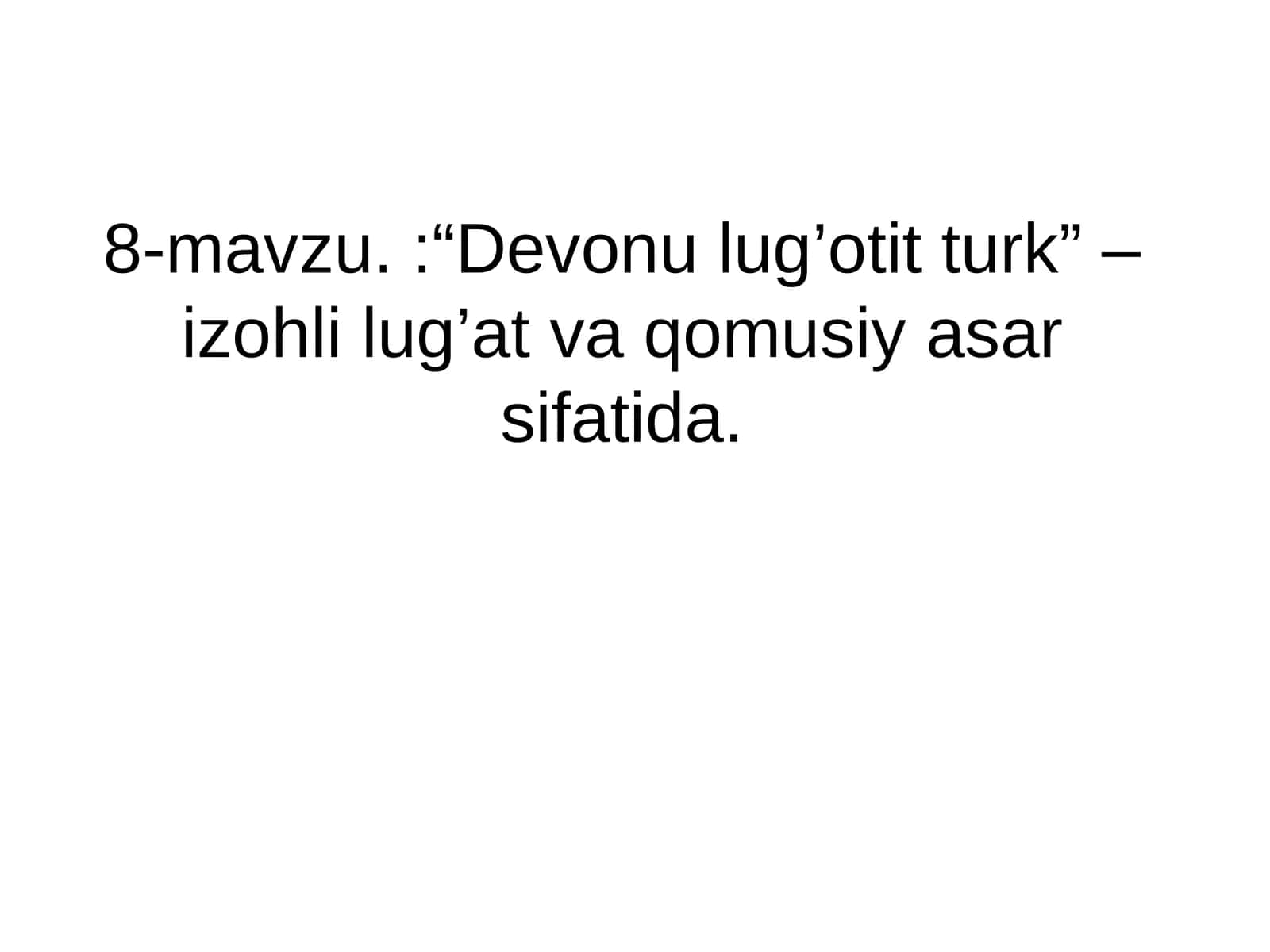 Devonu lug’otit turk 1