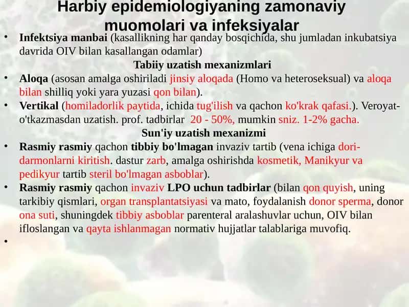 Harbiy epidemiologiya 1