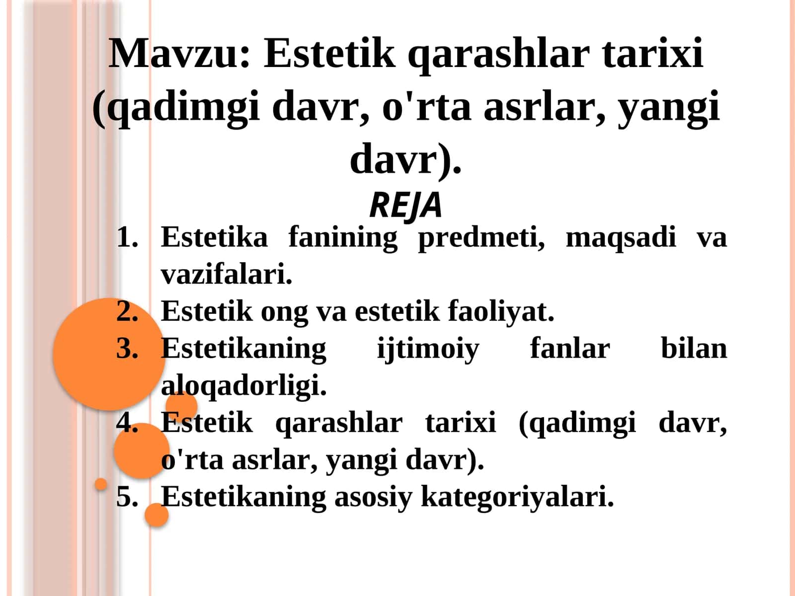 Estеtikqаrаshlаrtаriхi(qаdimgidаvr,o'rtааsrlаr,yangidаvr) 1