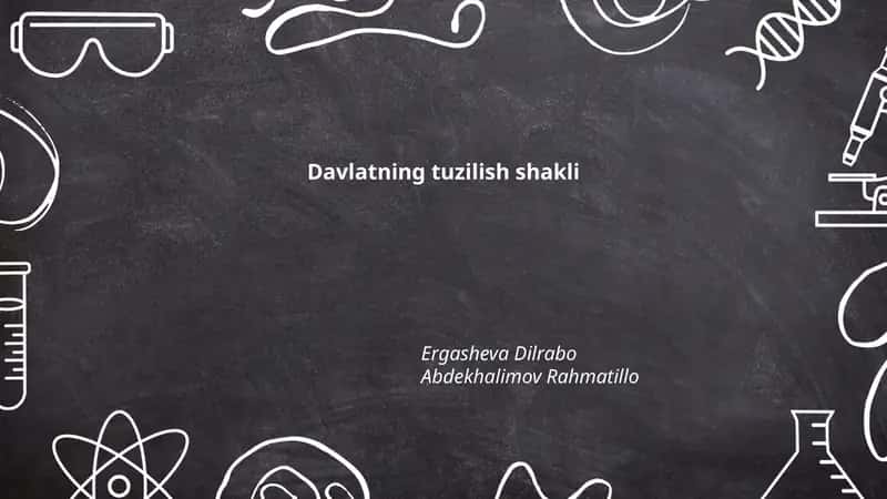 Davlatning tuzilish shakli 1