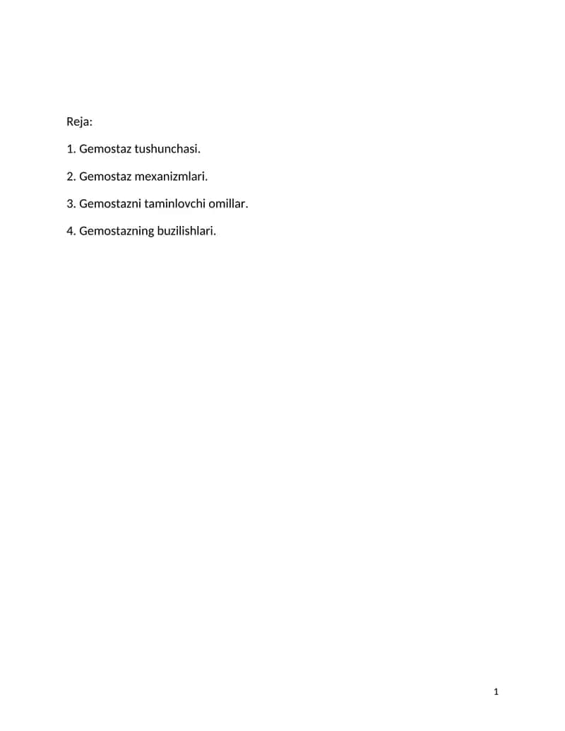 Gemostaz 1