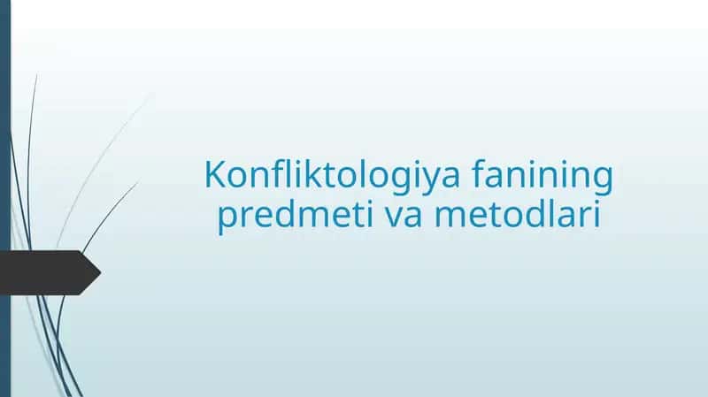 Konfliktologiya 1