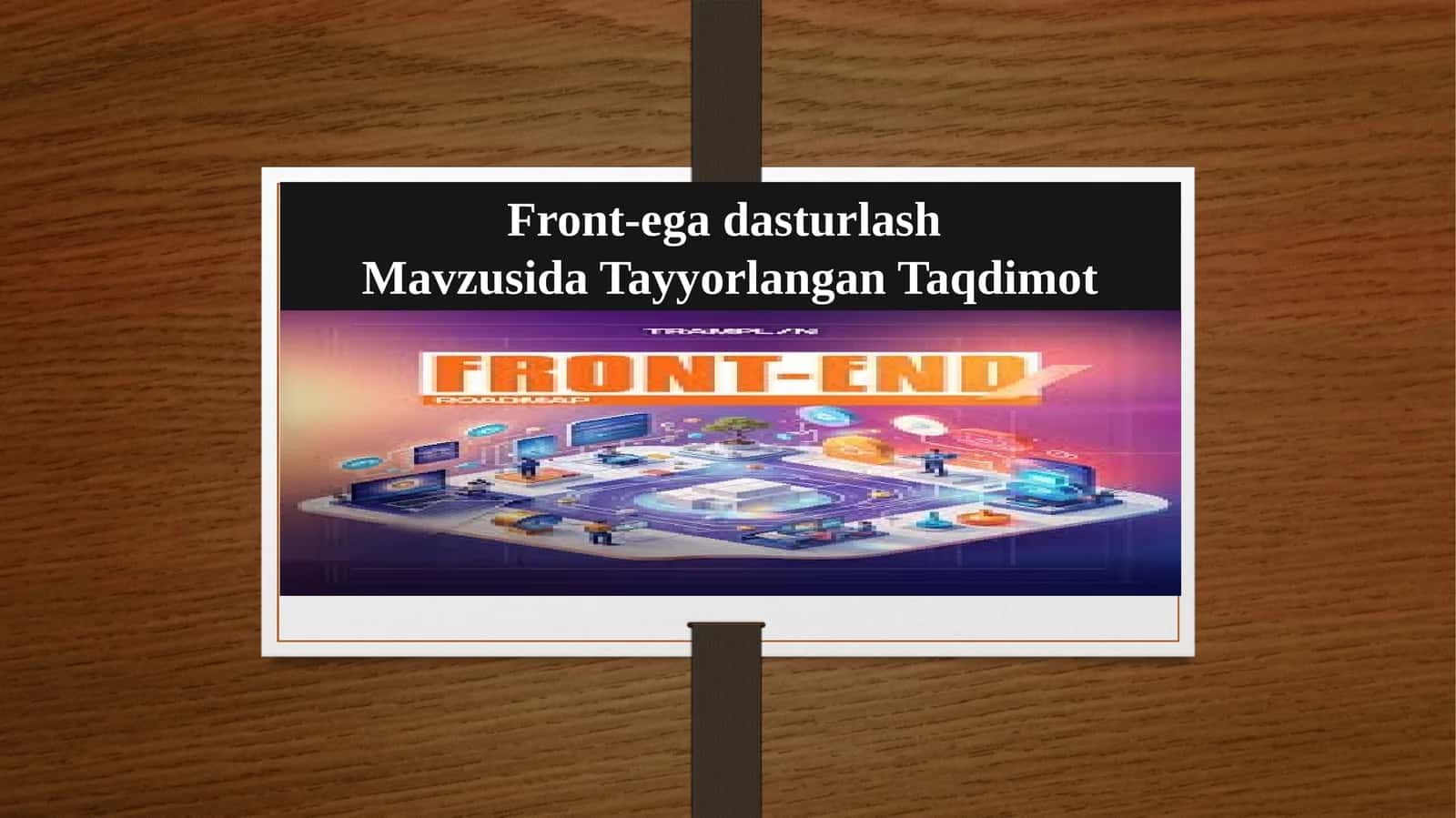 Front-egadasturlash 1