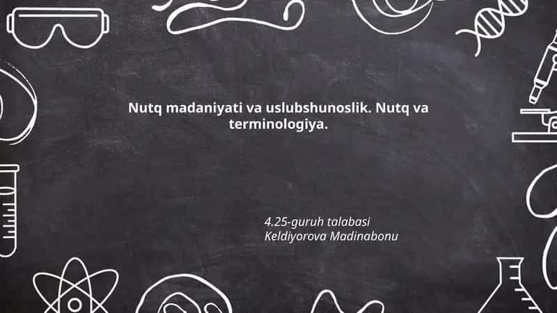 Nutq madaniyati va uslubshunoslik 1