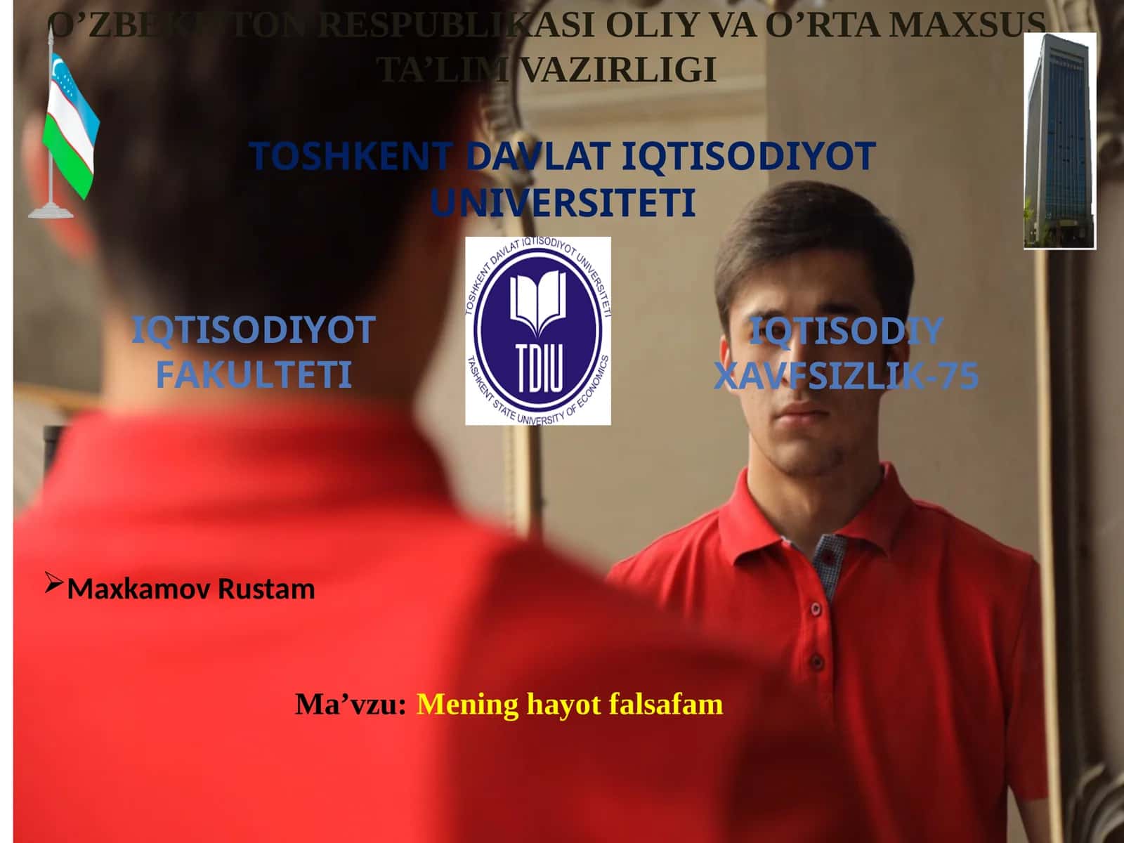 Mening hayot falsafam 1