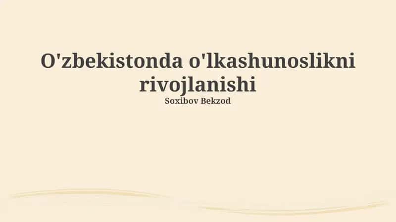 Arxeologik tadqiqotlar va mahalliy tarix 1