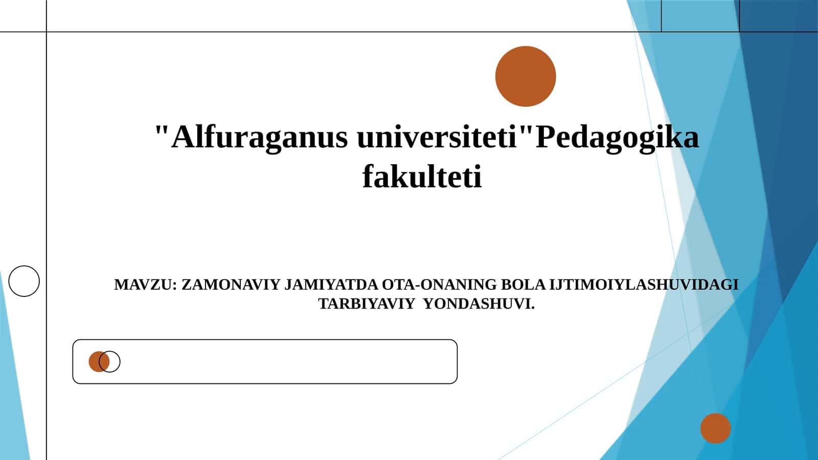 Zamonaviy jamiiyatda ota-onaning bola ijtimoiylashuvidagi tarbiyaviy yondashuvi 1