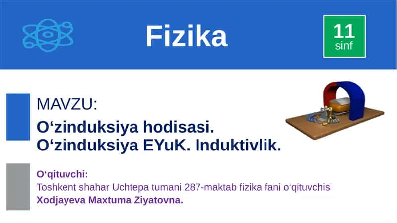 O'zinduksiya hodisasi 1
