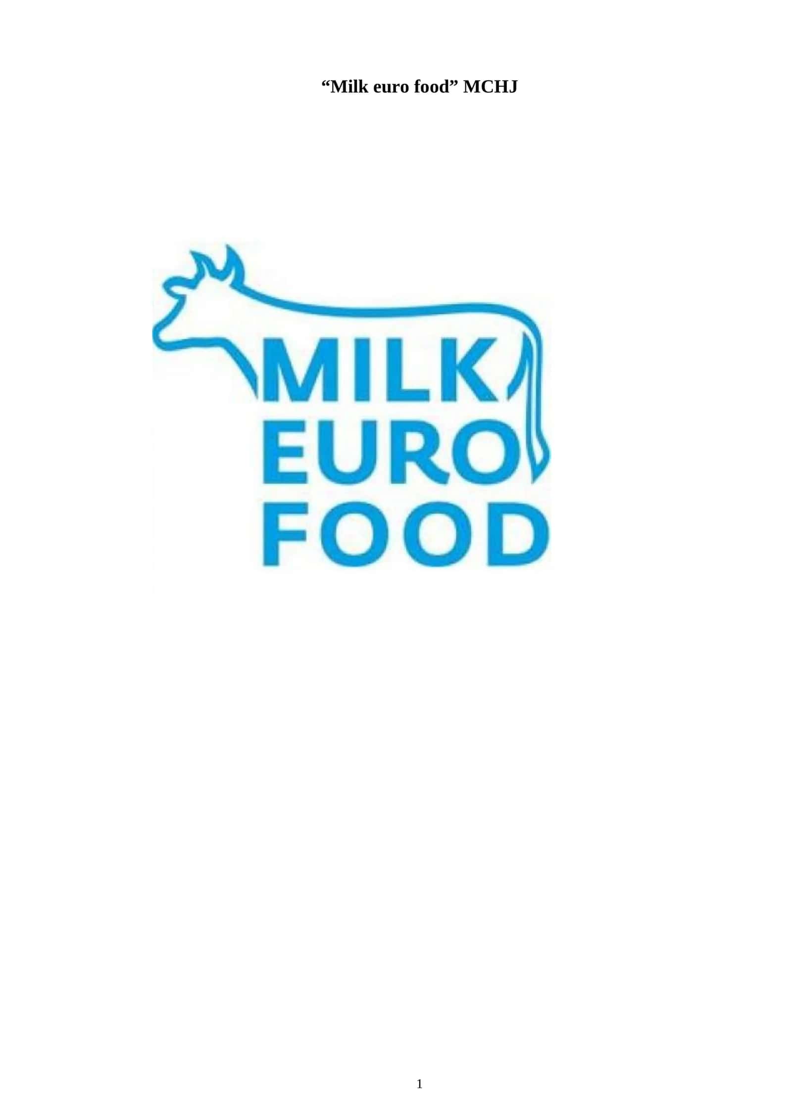 “Milk euro food” MCHJ sut va qaymoq 1