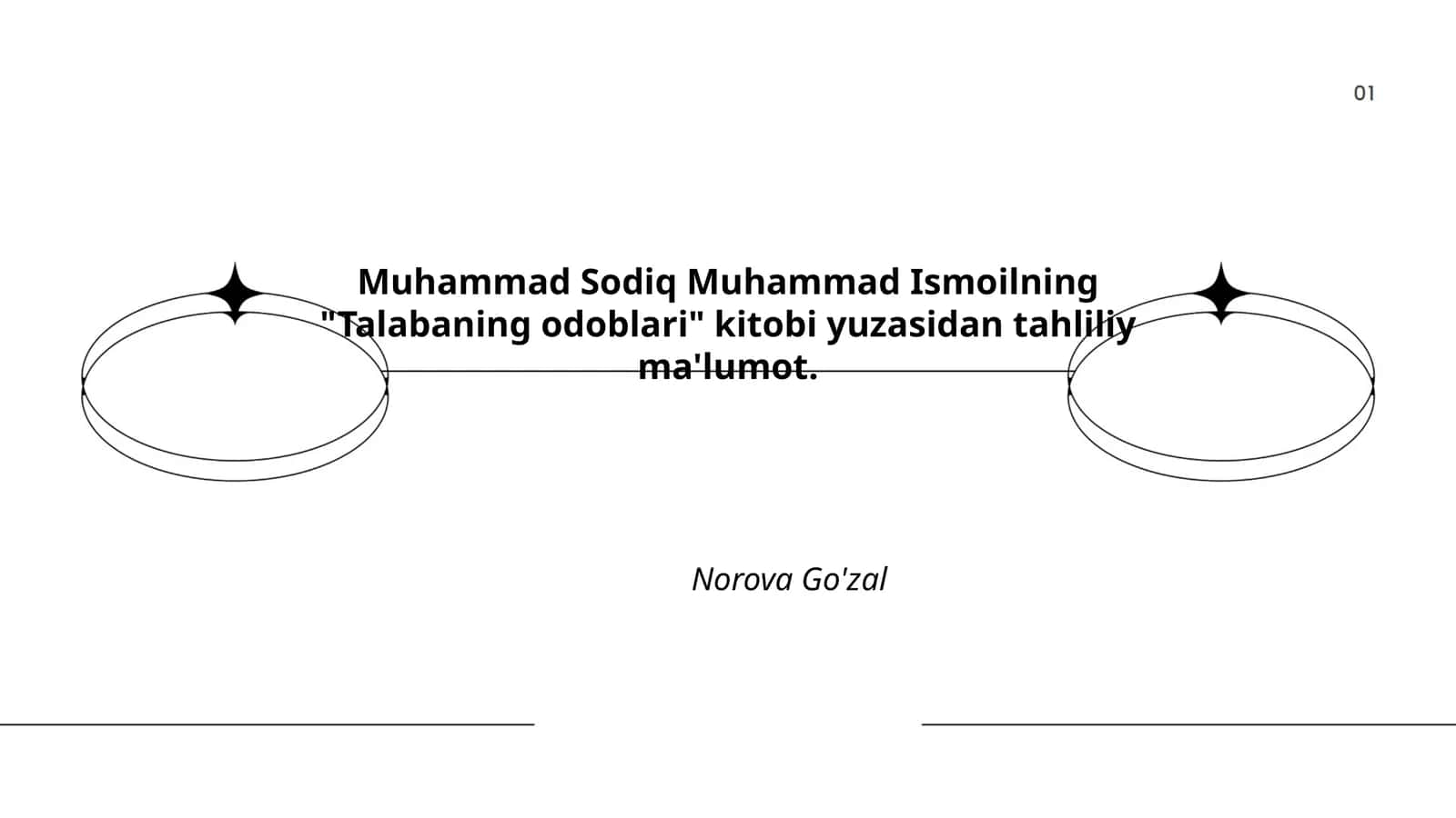 Muhammad Sodiq Muhammad Ismoilning "Talabaning odoblari" kitobi 1