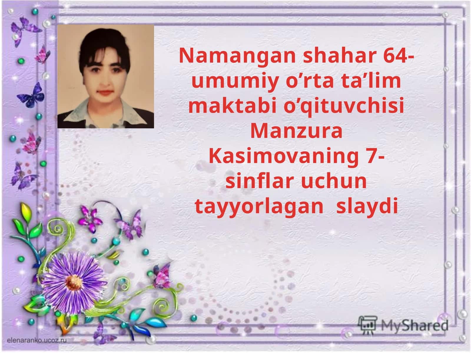 Olmosh soʻz turkumi yuzasidan oʻtilganlarni takrorlash 1
