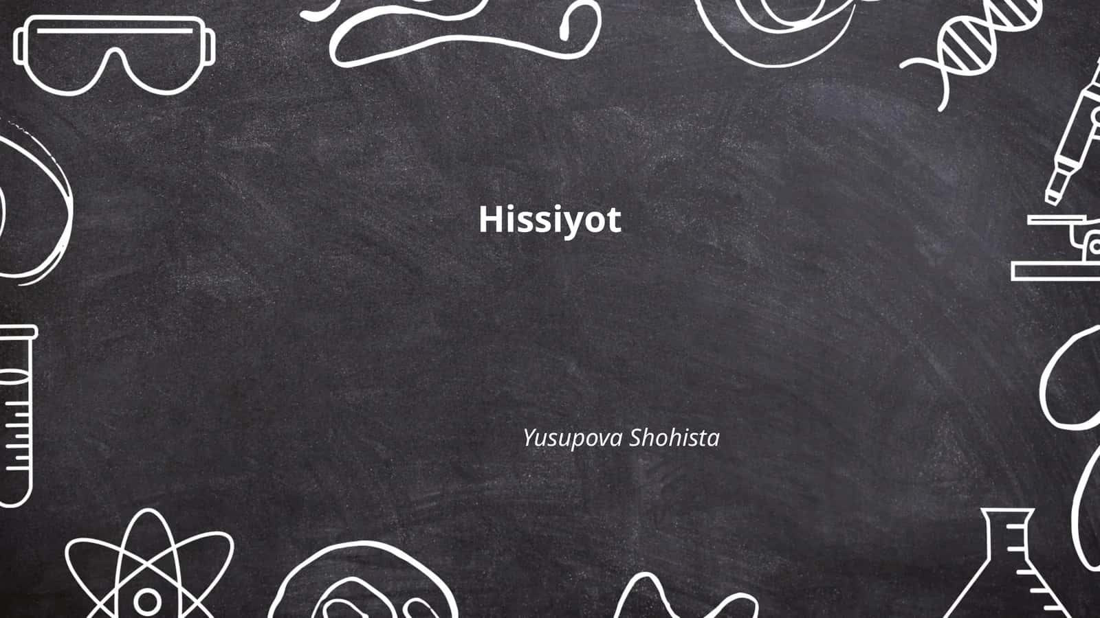 Hissiyot 1