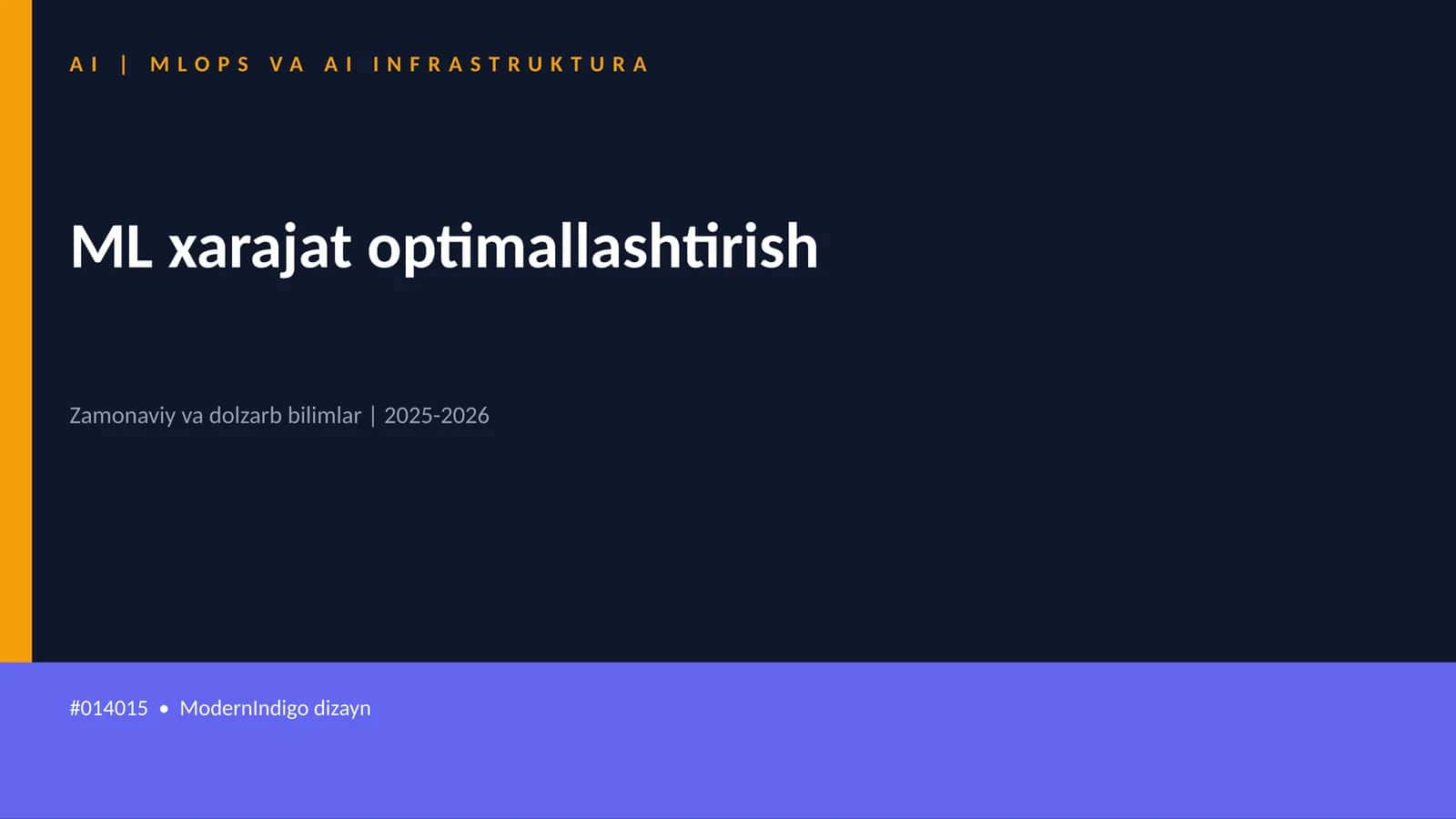 AI | MLOPS VA AI INFRASTRUKTURA 1