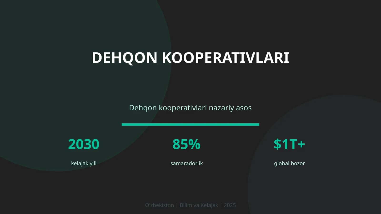 Dehqon kooperativlari 1
