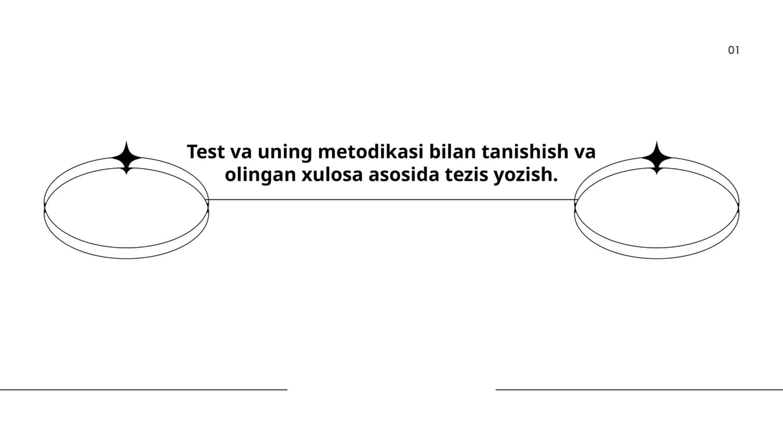 Test va uning metodikasi bilan tanishish va olingan xulosa asosida tezis yozish 1