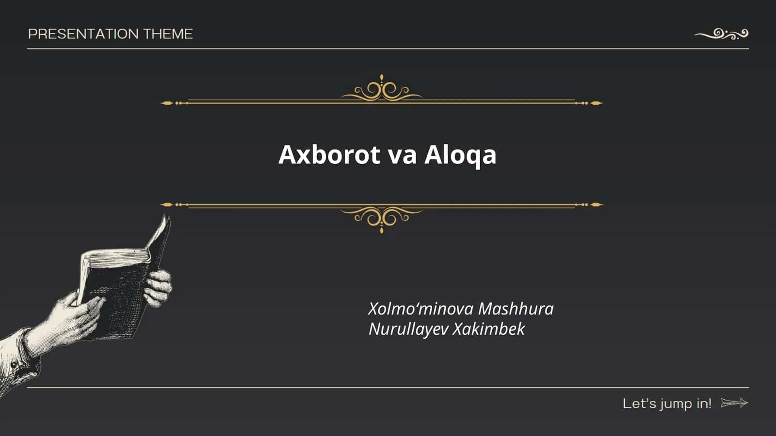 Axborot texnologiyalari 1