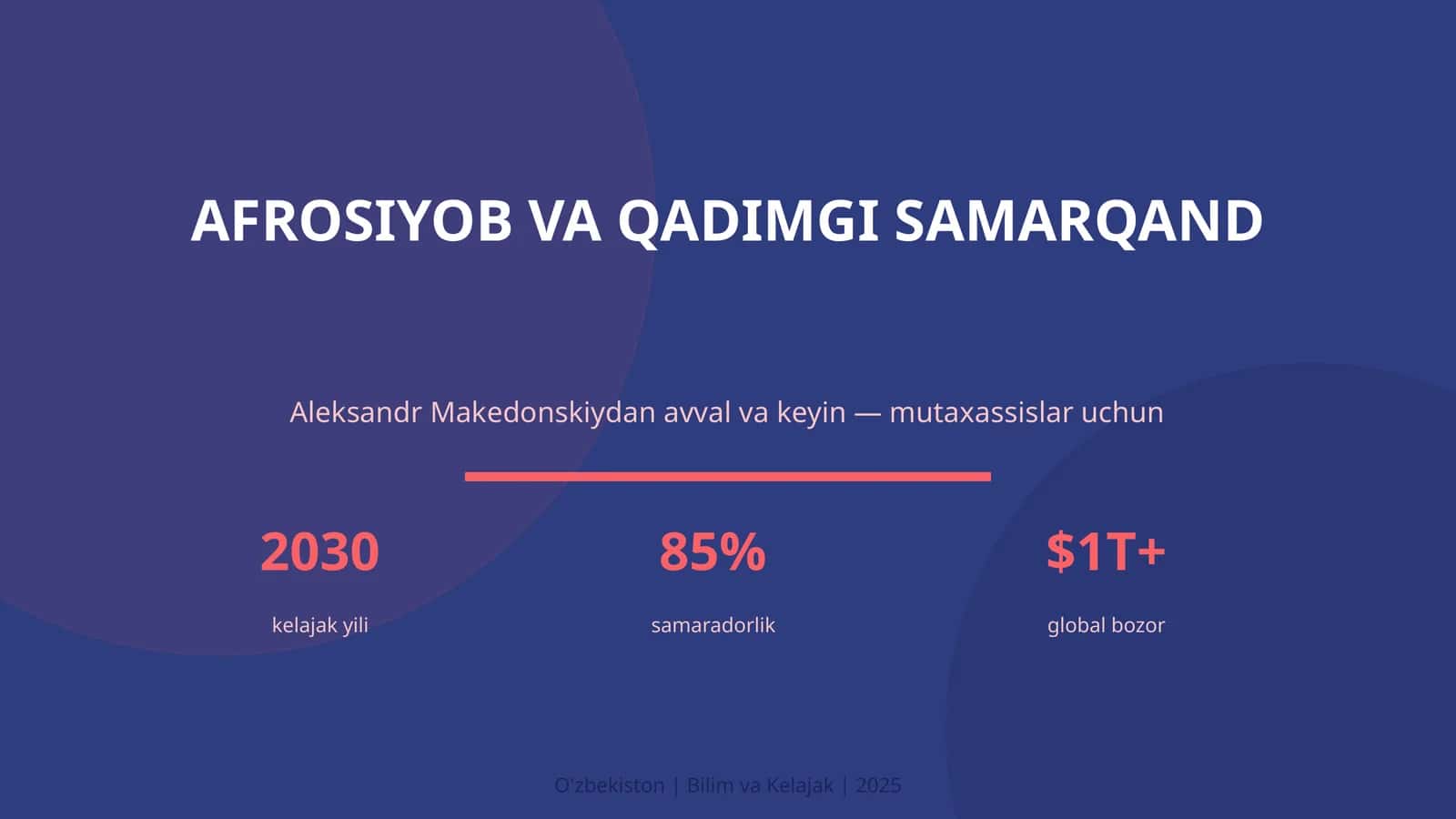 Afrosiyob va qadimgi Samarqand 1