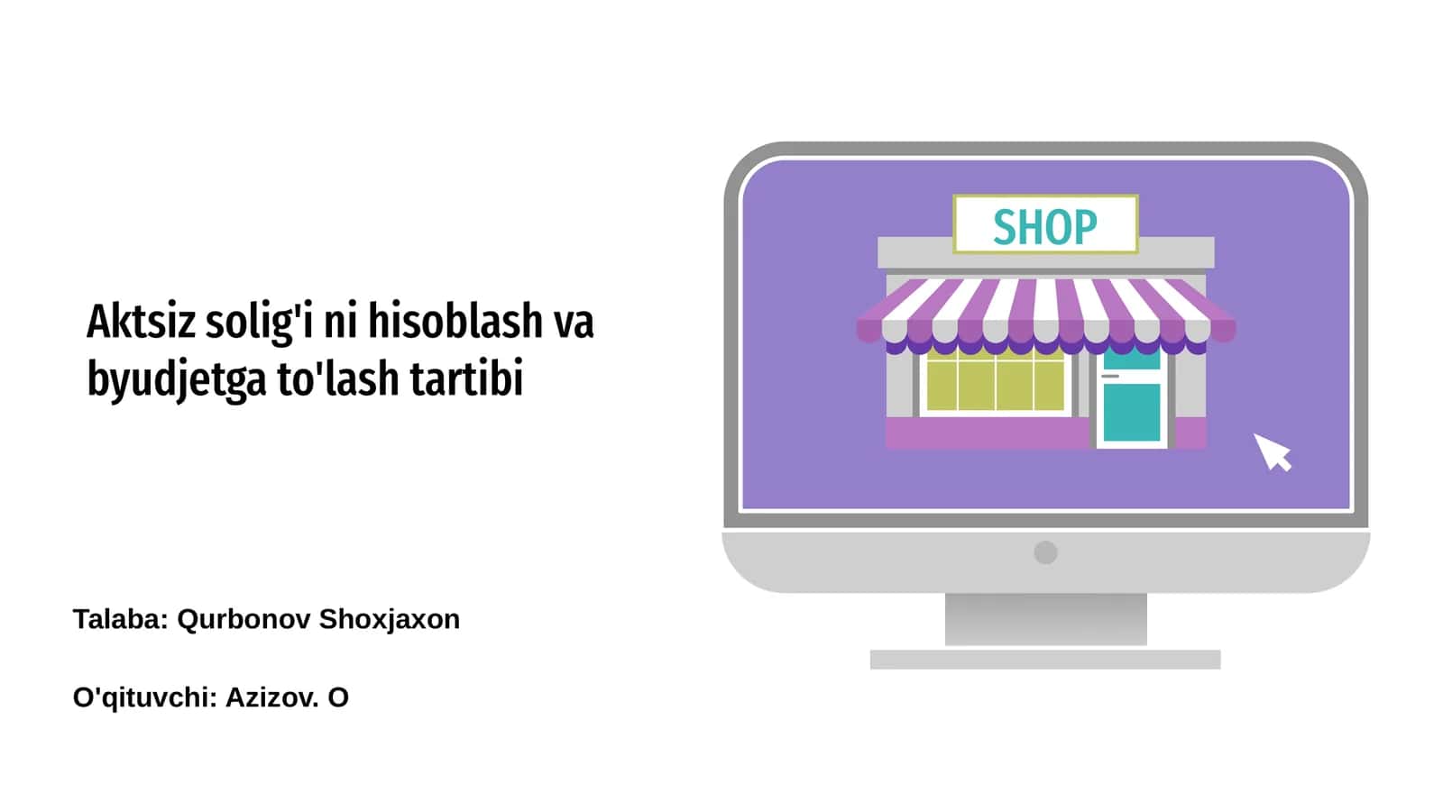 Aktsiz solig'i ni hisoblash va byudjetga to'lash tartibi 1