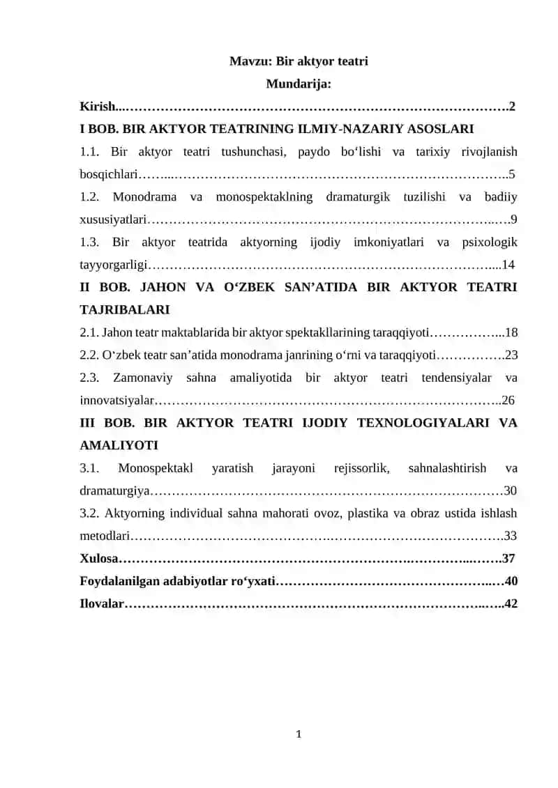 Bir aktyor teatri