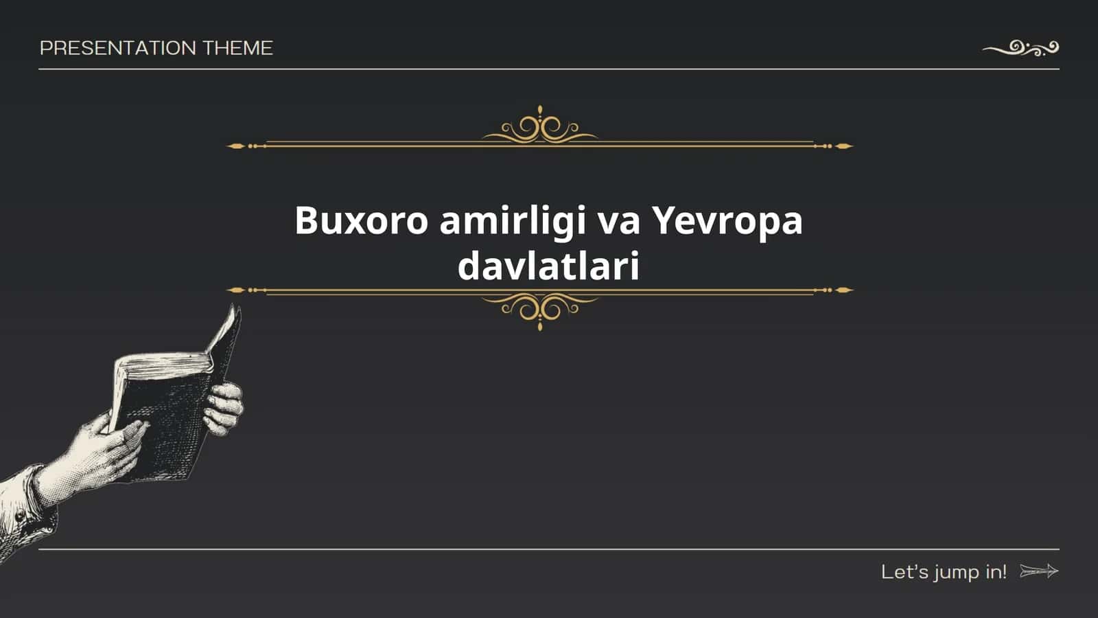 Buxoro amirligi va Yevropa davlatlari 1
