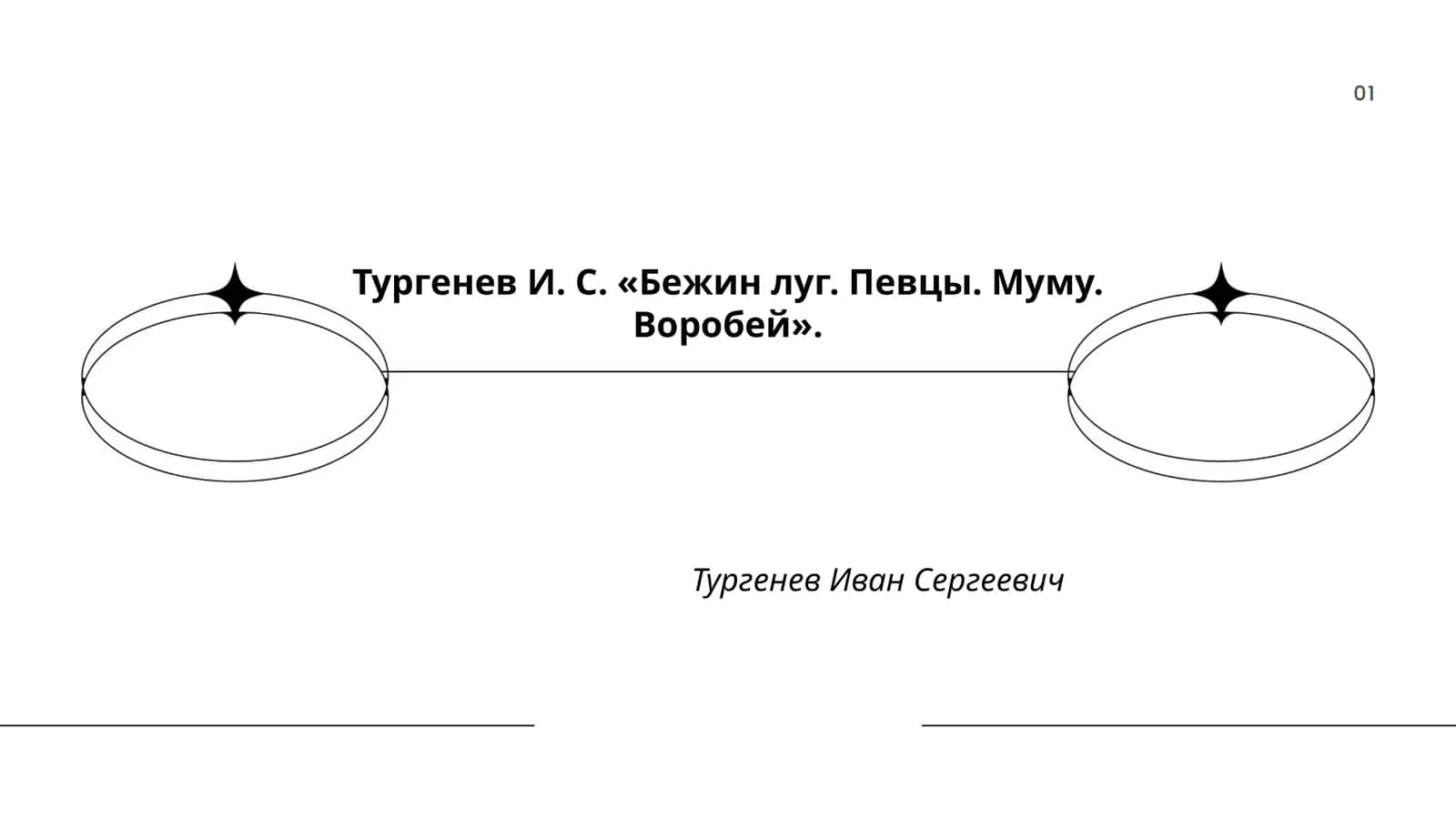ТургеневИ.С. «Бежин луг. Певцы. Муму. Воробей» 1