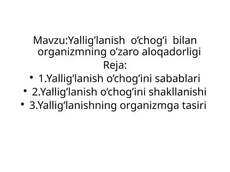 Yalligʻlanish
