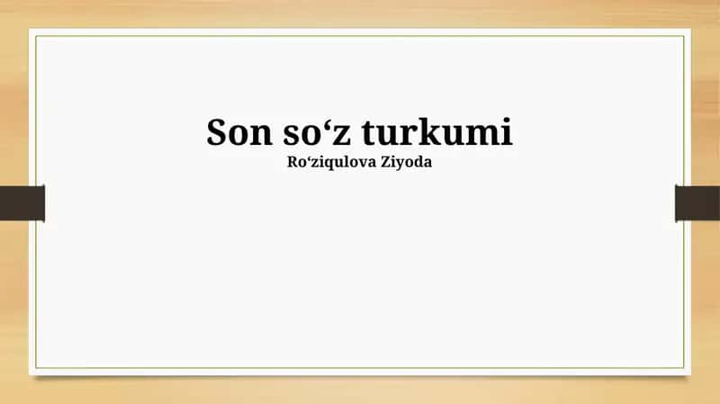 Ot kesimlarining tarjimasiga oid masalalar 1