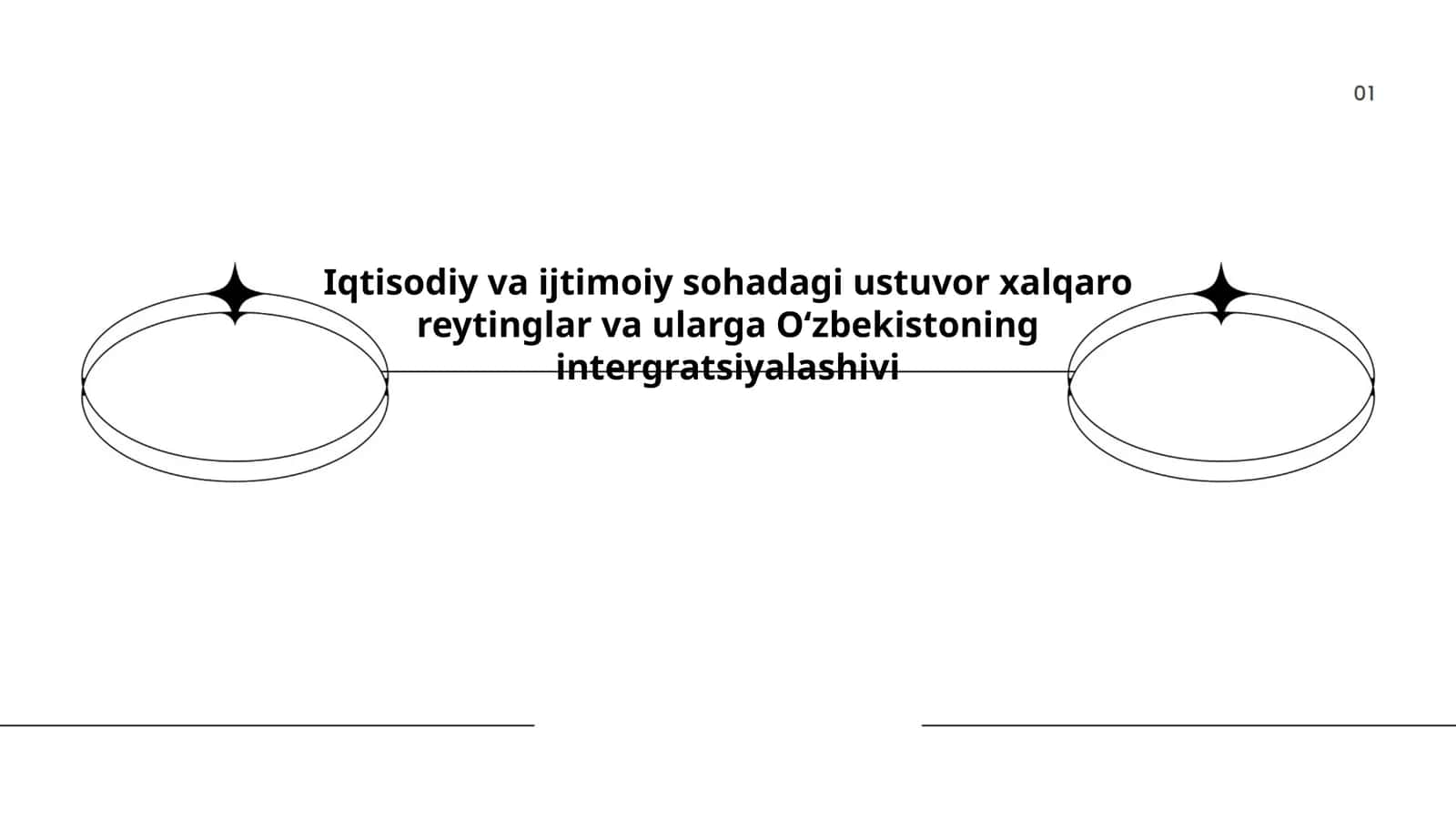 Iqtisodiy va ijtimoiy sohadagi ustuvor xalqaro reytinglar va ularga Oʻzbekistoning intergratsiyalashivi 1