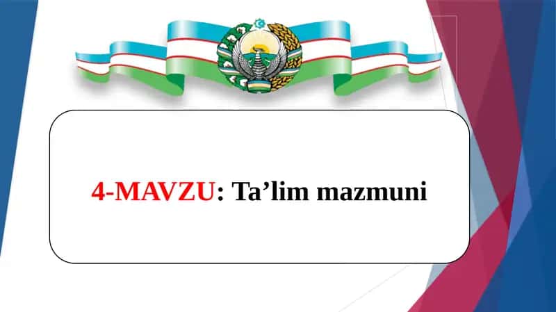 Ta’limmazmuni 1