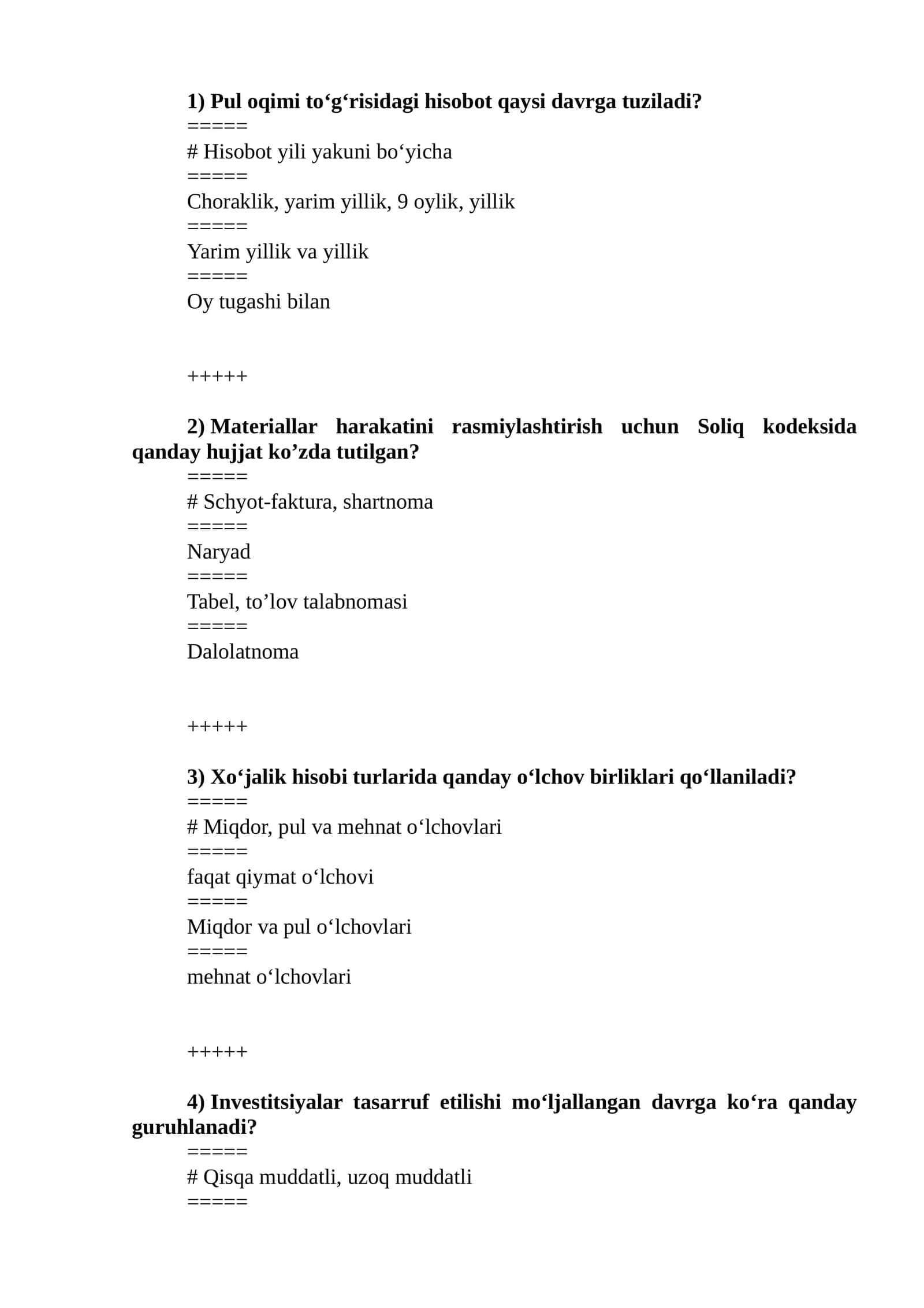 Moliyaviy hisob asoslari baza 1