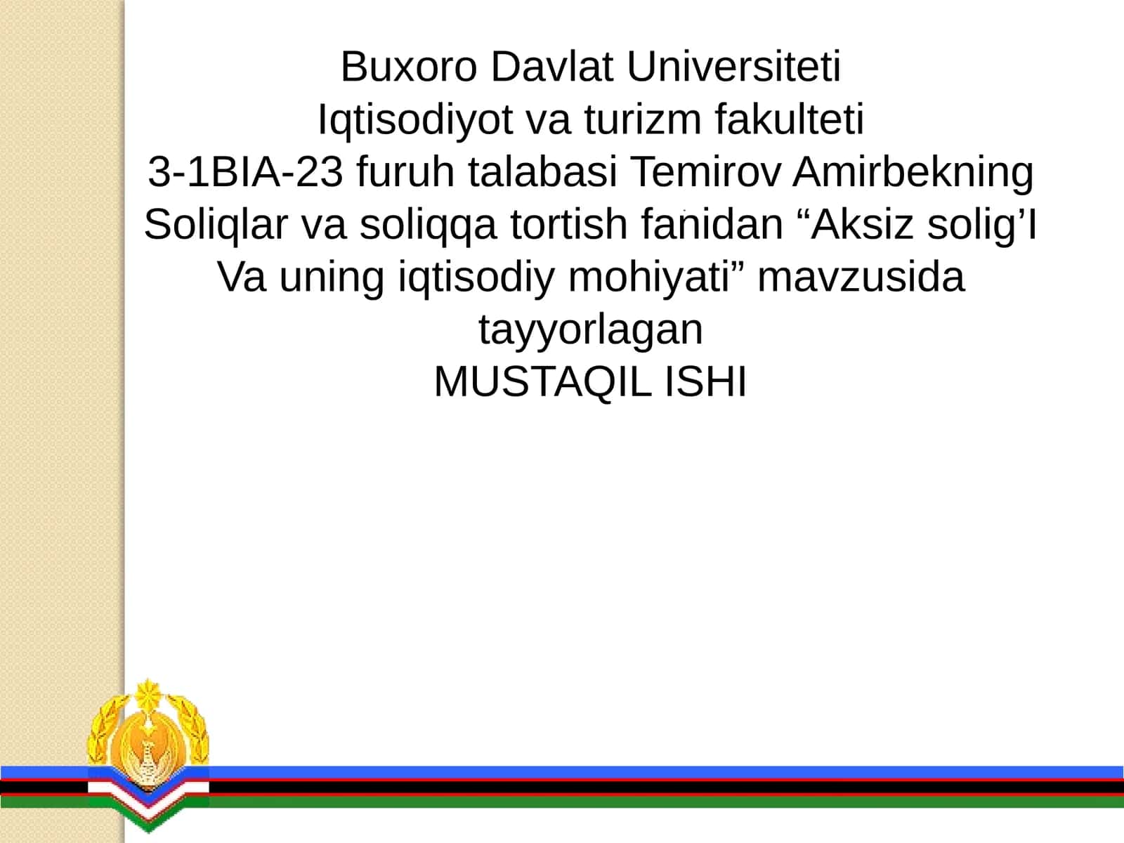 Aksiz soliqlari 1