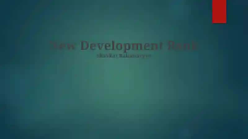 New Development Bank