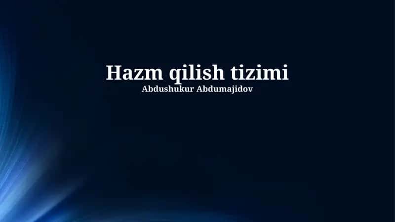 Raqamlashtirish Tizimi 1