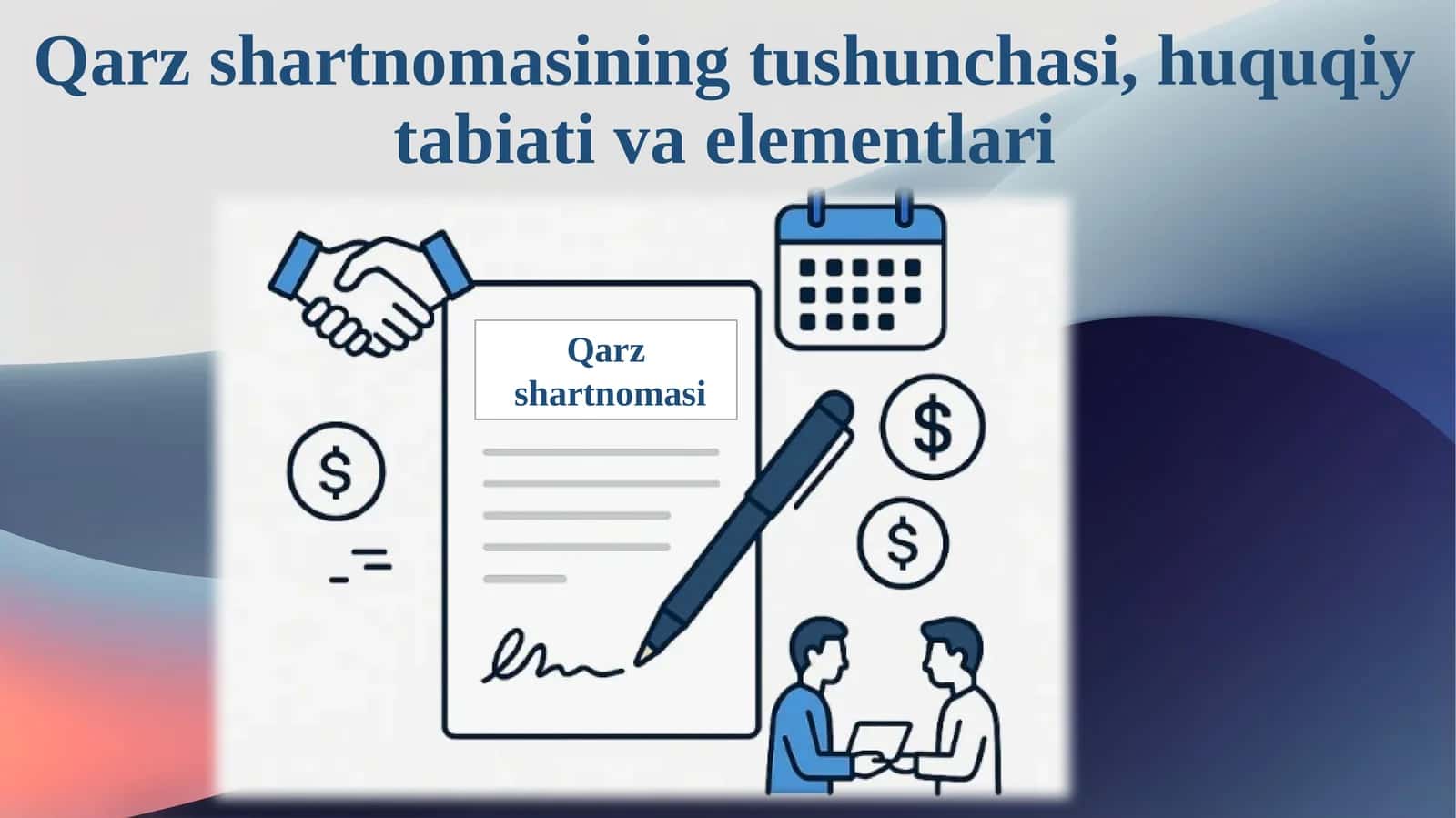 Qarzshartnomasi 1