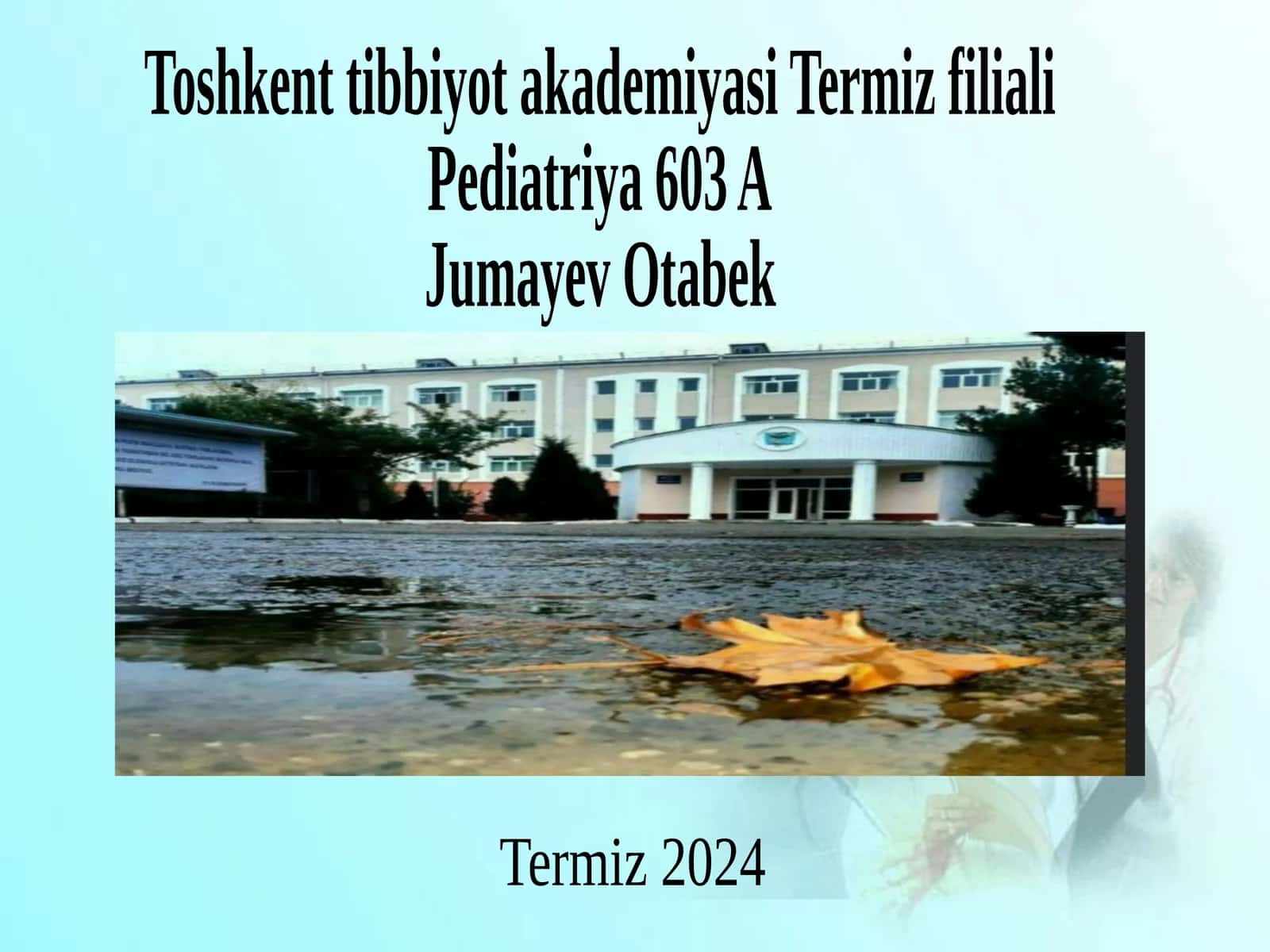 Zamonaviy o'q-dorilarning halokatli ta'sirining xususiyatlari 1