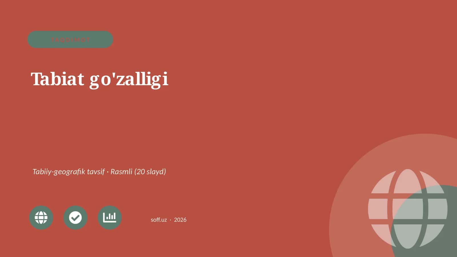 Tabiat go'zalligi 1