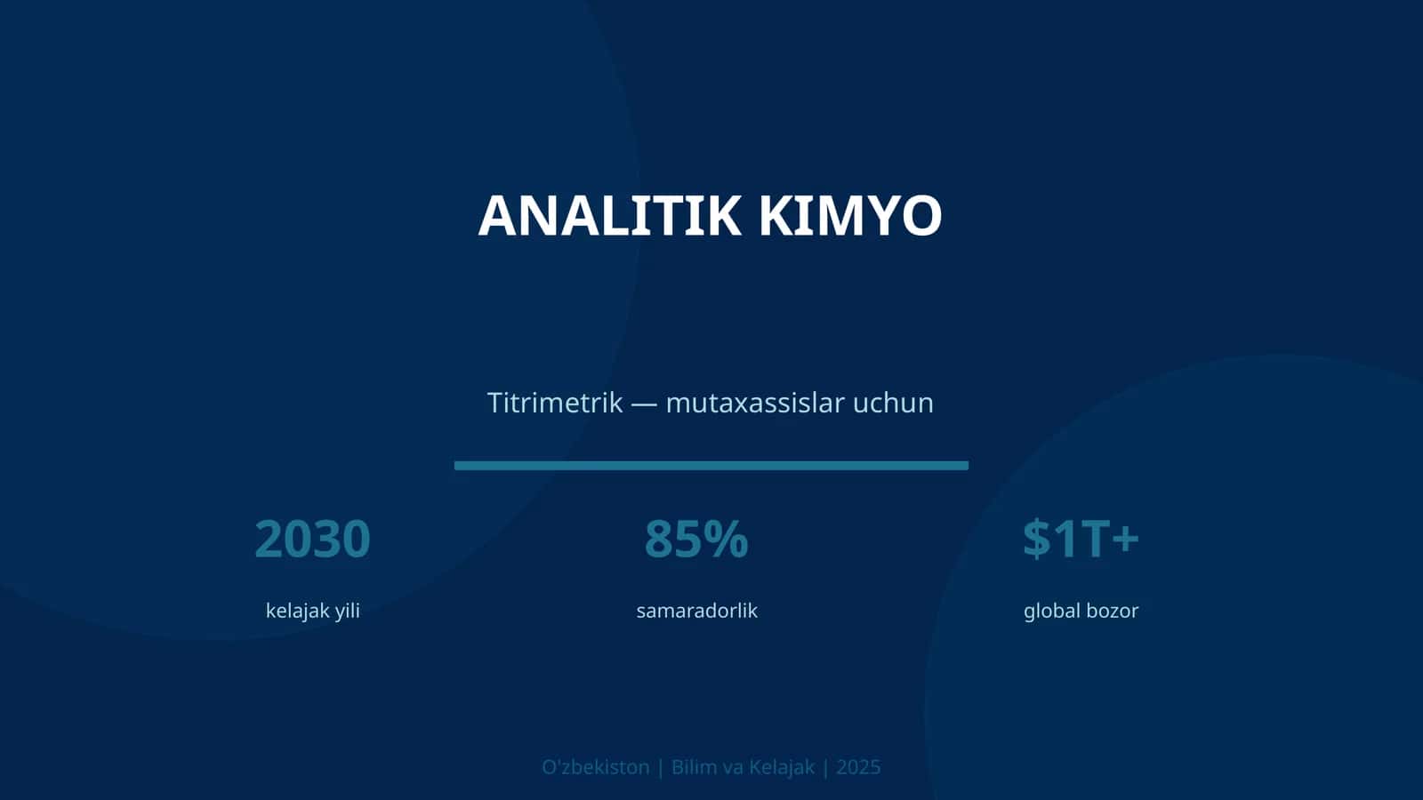 Analitik kimyo 1