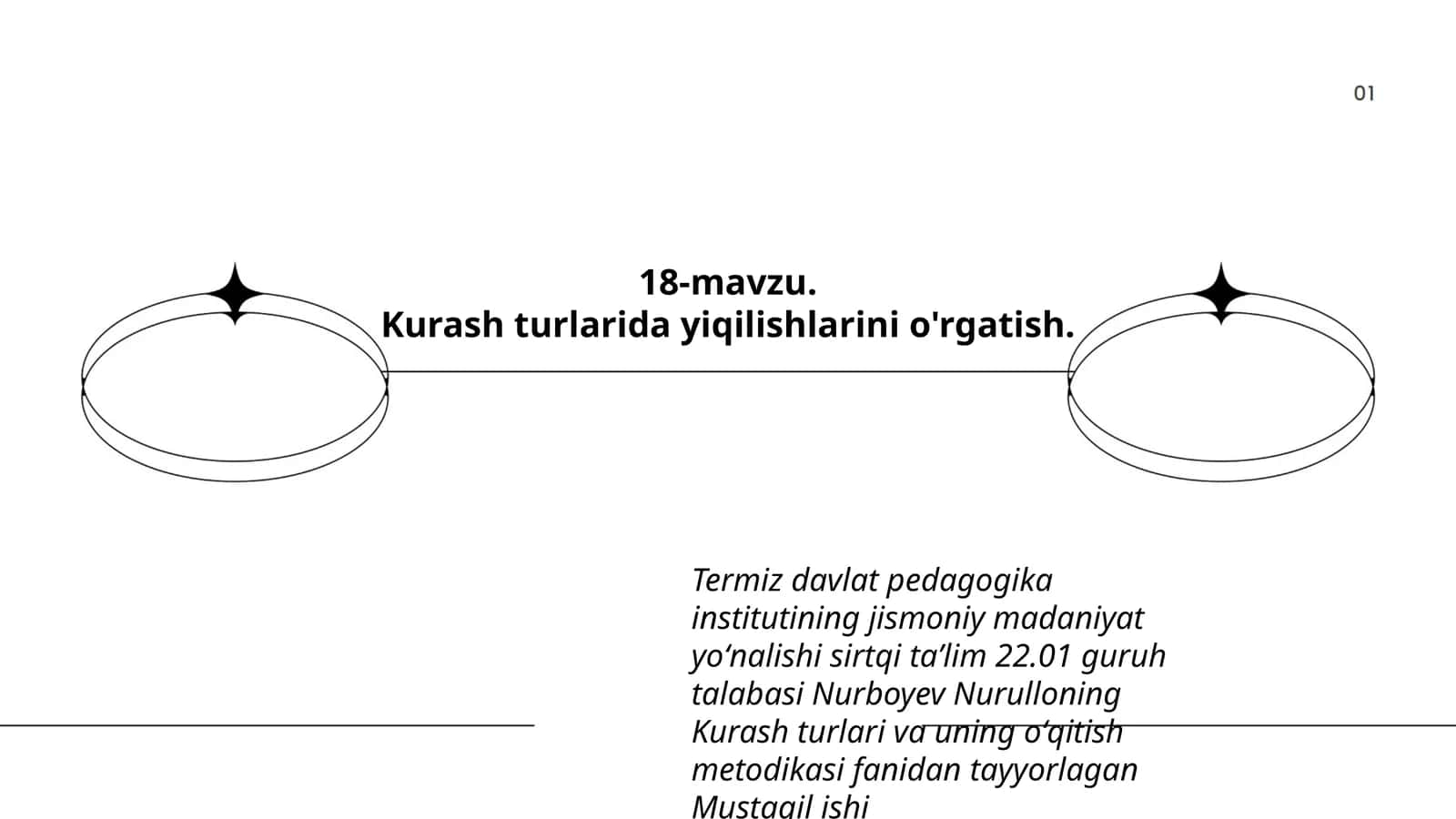 Kurash turlarida yiqilishlarini o'rgatish 1