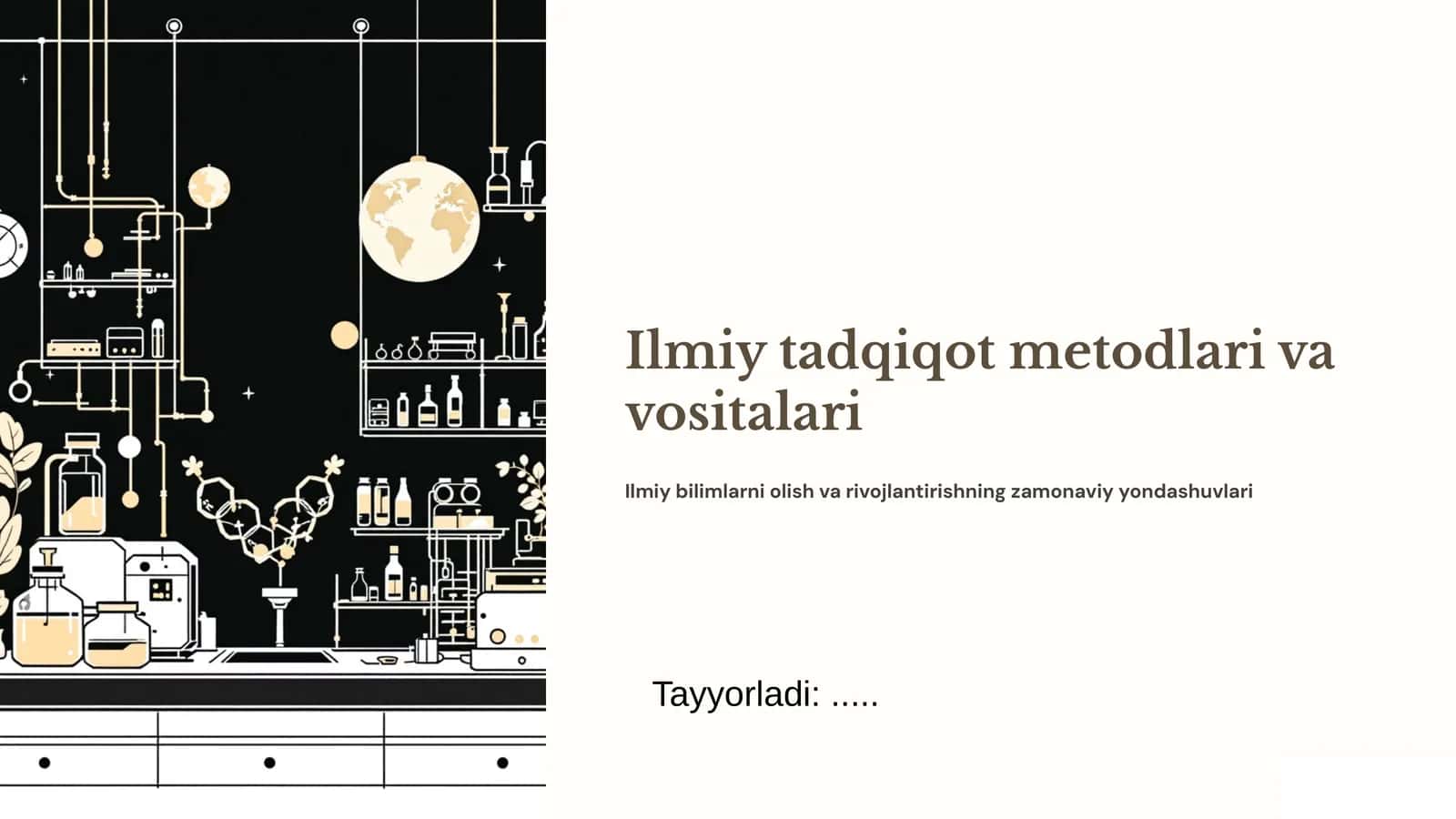 Ilmiy tadqiqot metodlari va vositalari 1
