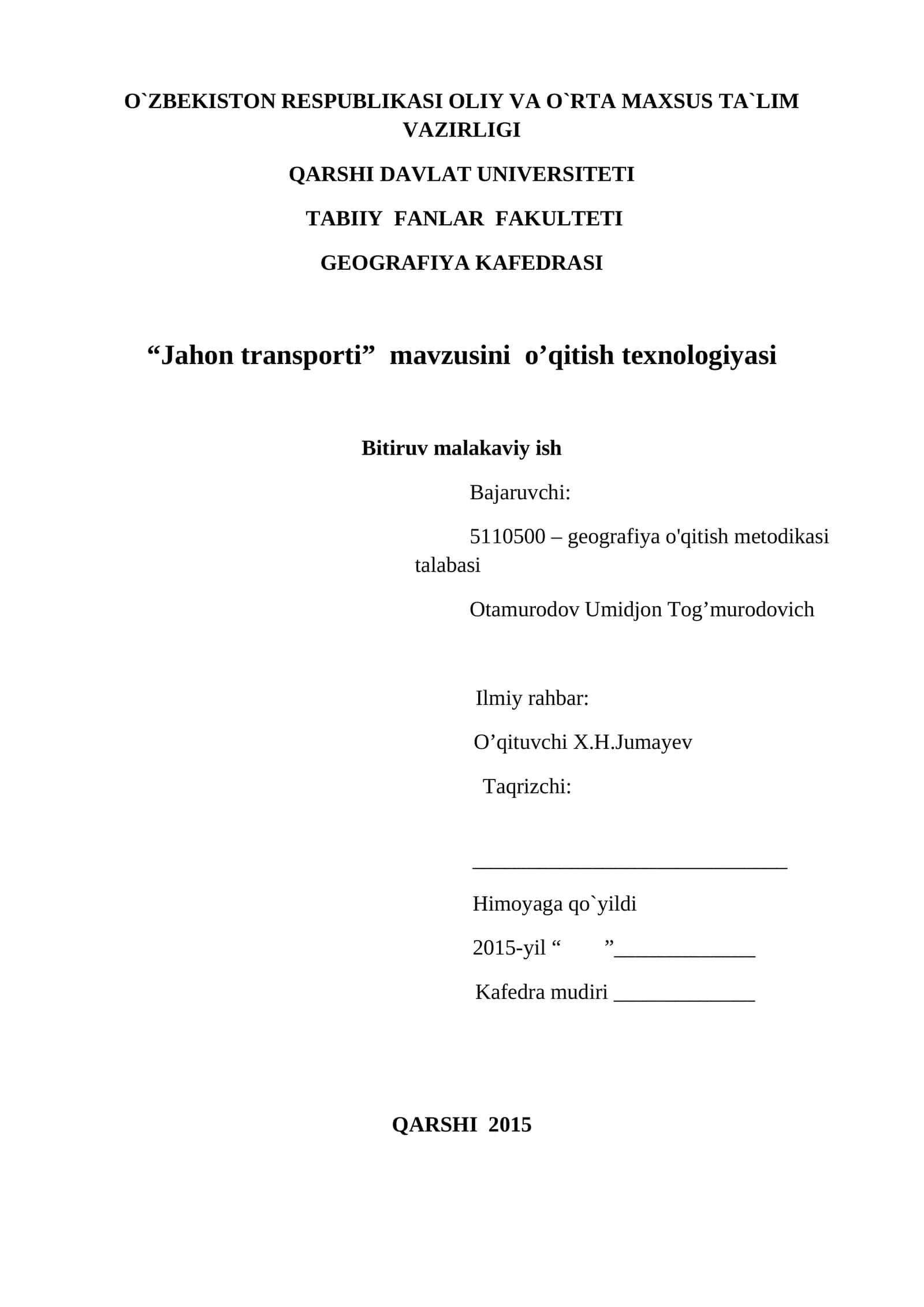 Jahon transporti 1
