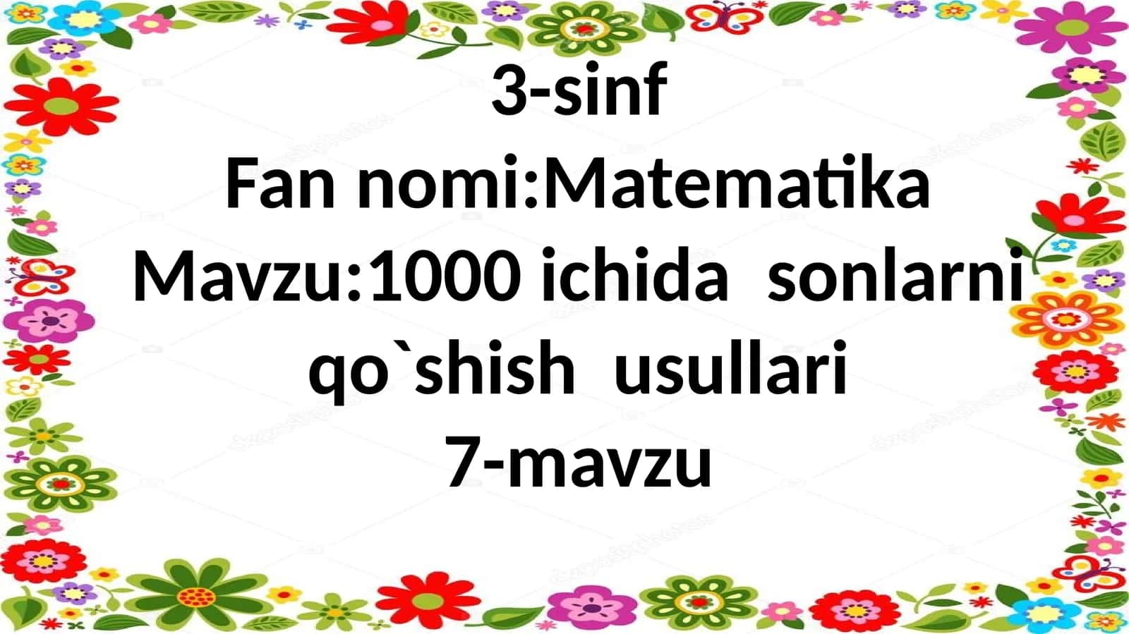 1000ichidasonlarniqo`shishusullari 1