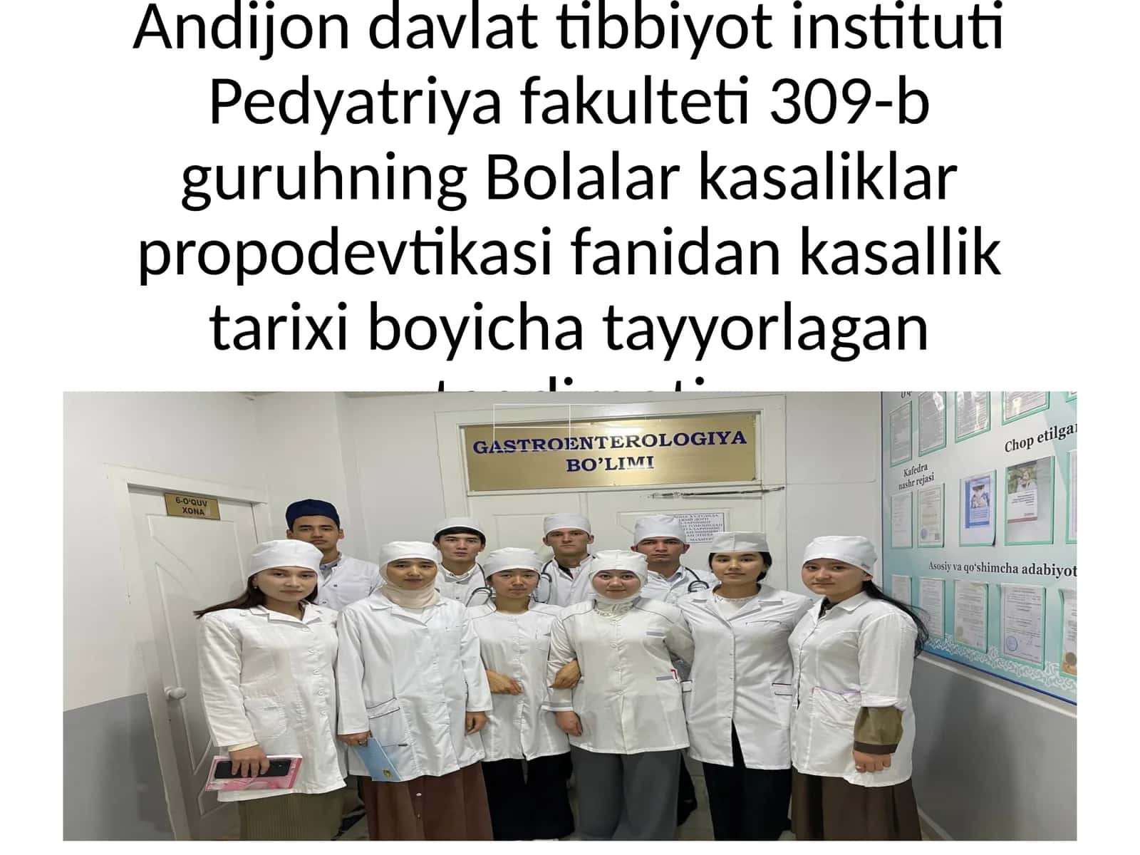 Gastroenteralogiya 1