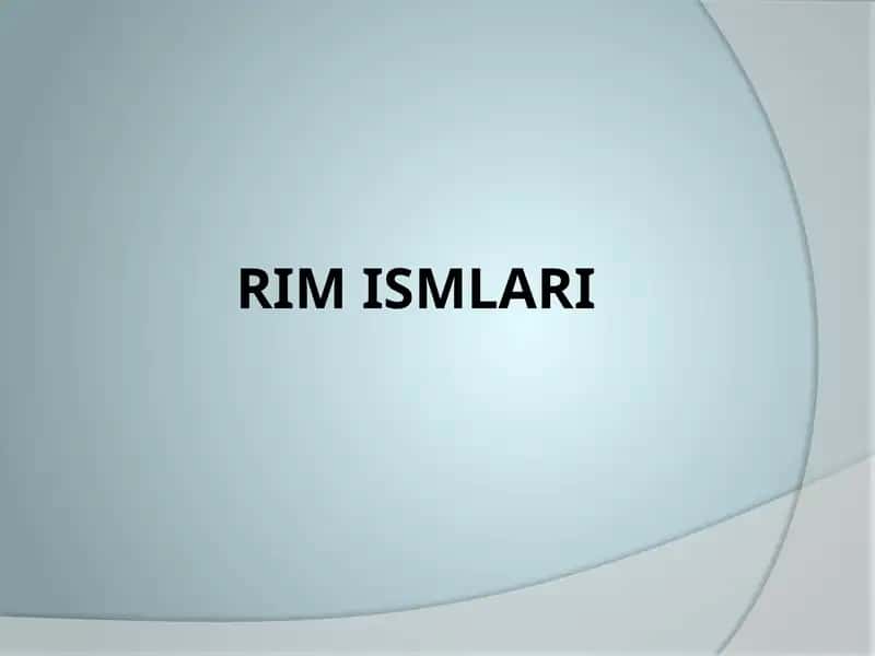 Qadimgi Rim Ismlari 1