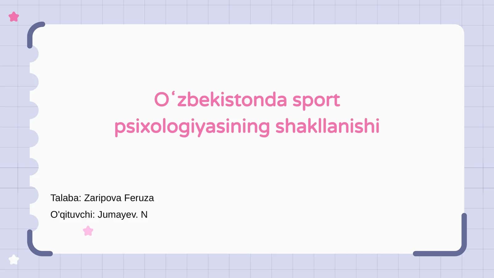 Oʻzbekistonda sport psixologiyasining shakllanishi 1