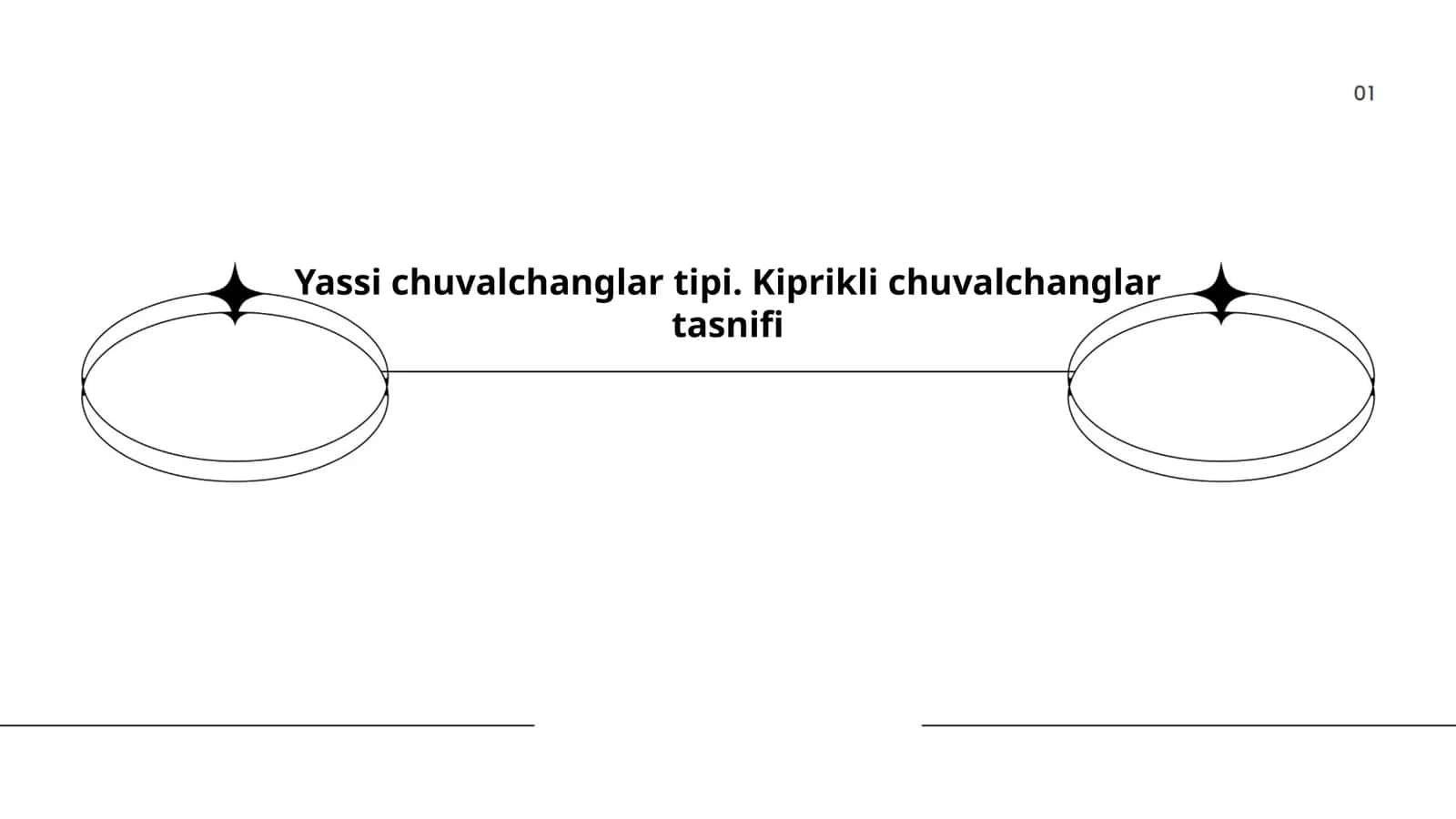 Yassi chuvalchanglar tipi. Kiprikli chuvalchanglar tasnifi 1