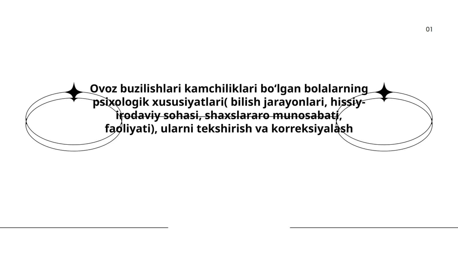 Ovoz buzilishlari kamchiliklari boʻlgan bolalarning psixologik xususiyatlari 1