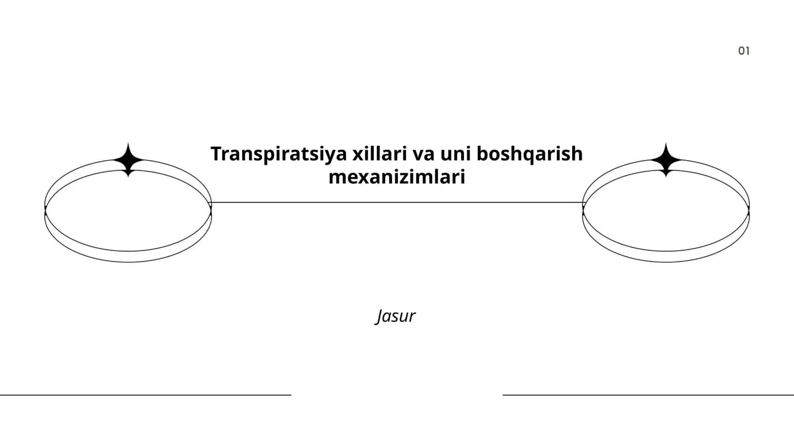 Transpiratsiya xillari va uni boshqarish mexanizimlari 1