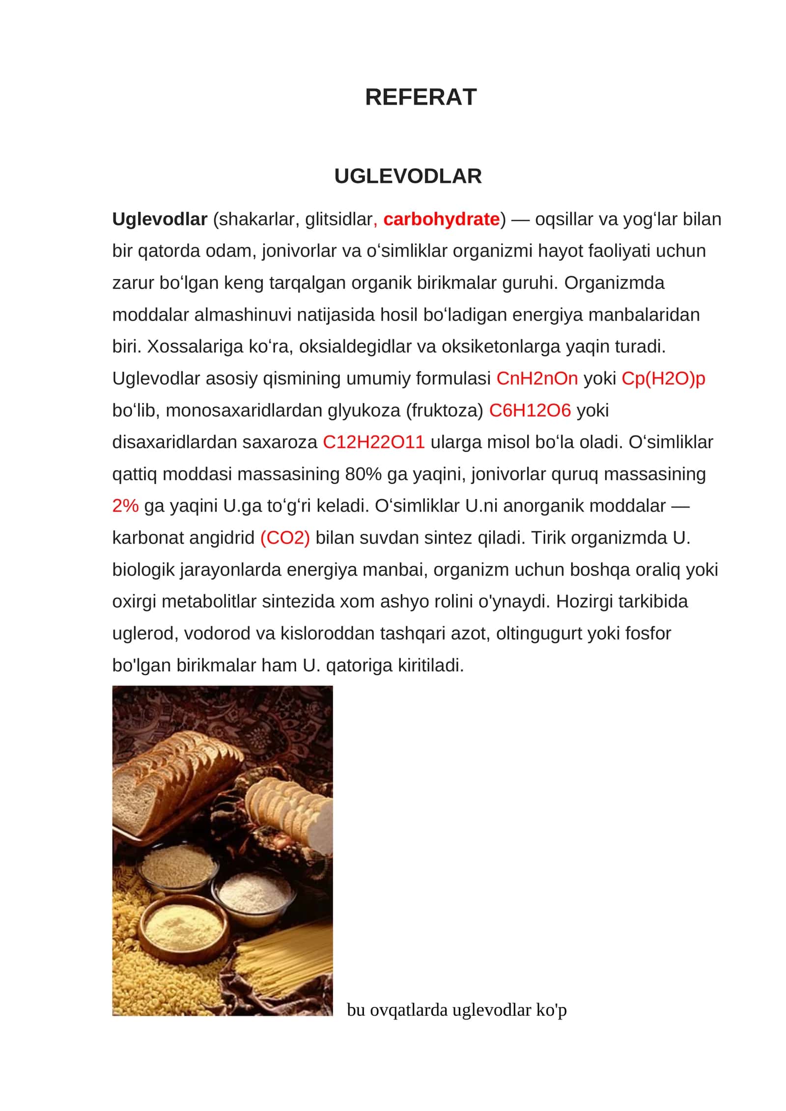 Uglevodlar 1